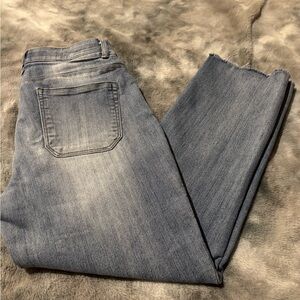 Wit & Wisdom: Ladies Blue Denim Jeans stretch material elastic waist size 8